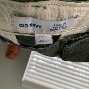 Aged Military Green Pants